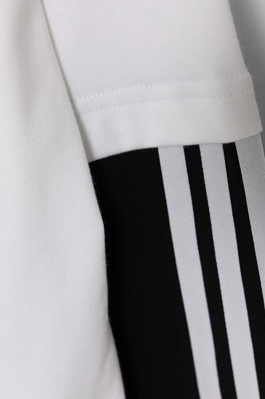 Dětské tričko s dlouhým rukávem adidas JAM 2IN1 LS bílá IV7048