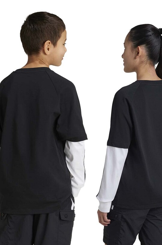 Детский лонгслив adidas JAM 2IN1 LS IV7049 чёрный