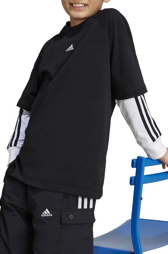 Детский лонгслив adidas JAM 2IN1 LS IV7049