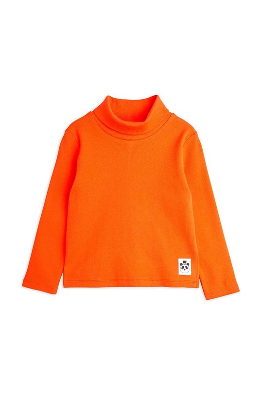 Mini Rodini longsleeve dziecięcy z elastanem pomarańczowy 2472015142