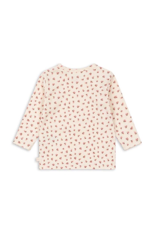 Kojenecké tričko s dlouhým rukávem Konges Sløjd BASIC BLOUSE GOTS KS101412 béžová AW24