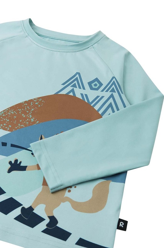 Дитячий лонгслів Reima Kouluun зелений 5200376A.9BYH