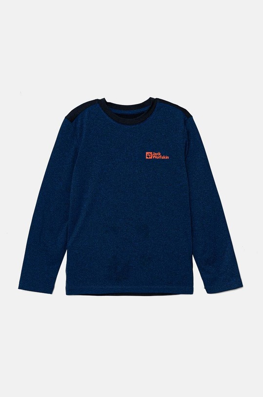 Jack Wolfskin longsleeve copii melanj albastru 1610321.116.152