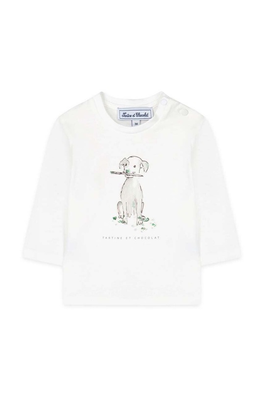 Tartine et Chocolat longsleeve bawełniany niemowlęcy TZ10051.67.74 zielony AW24