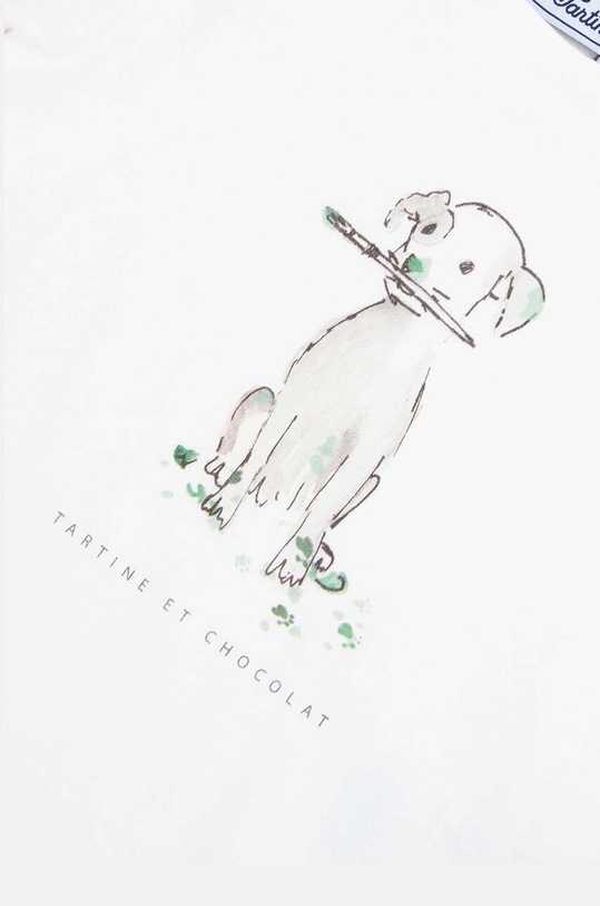 Tartine et Chocolat longsleeve bawełniany niemowlęcy zielony TZ10051.67.74