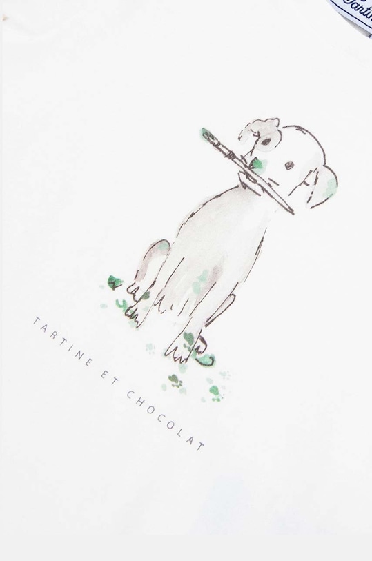 Tartine et Chocolat longsleeve bawełniany dziecięcy zielony TZ10051.80.94