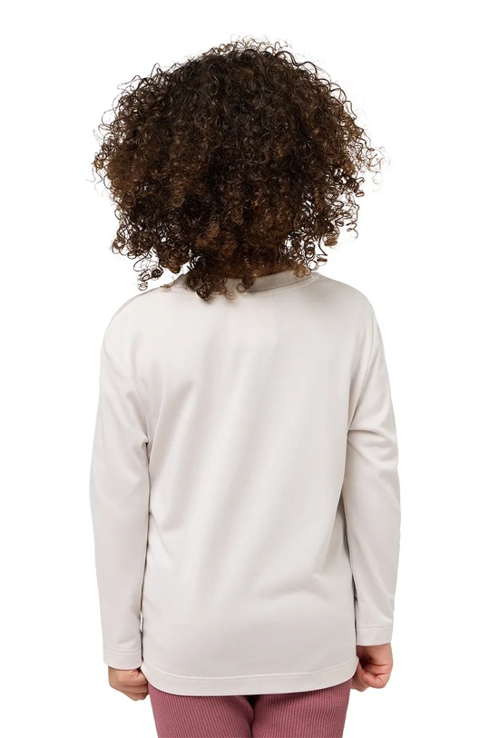 Dětské tričko s dlouhým rukávem Jack Wolfskin A60299 bílá