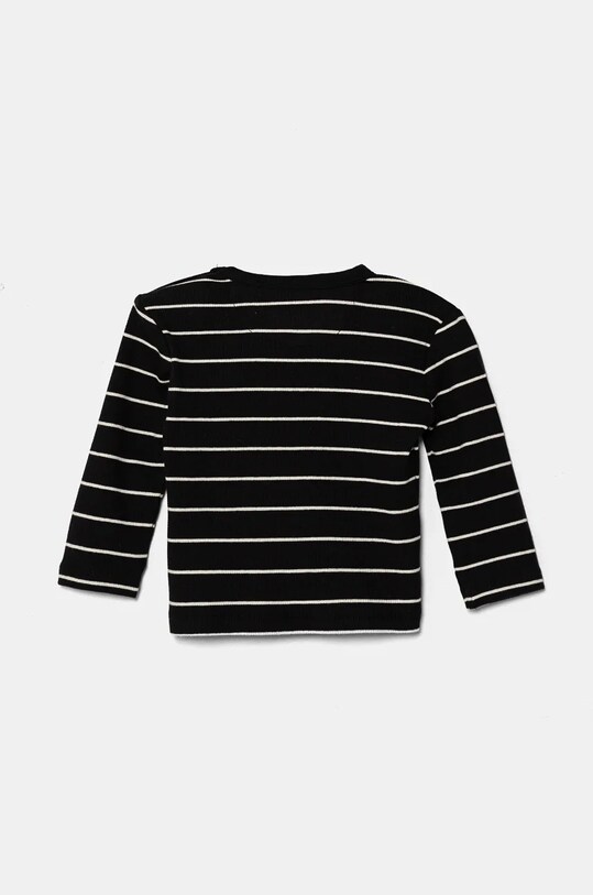 Calvin Klein Jeans longsleeve niemowlęcy IN0IN00223.9BYH czarny AW24