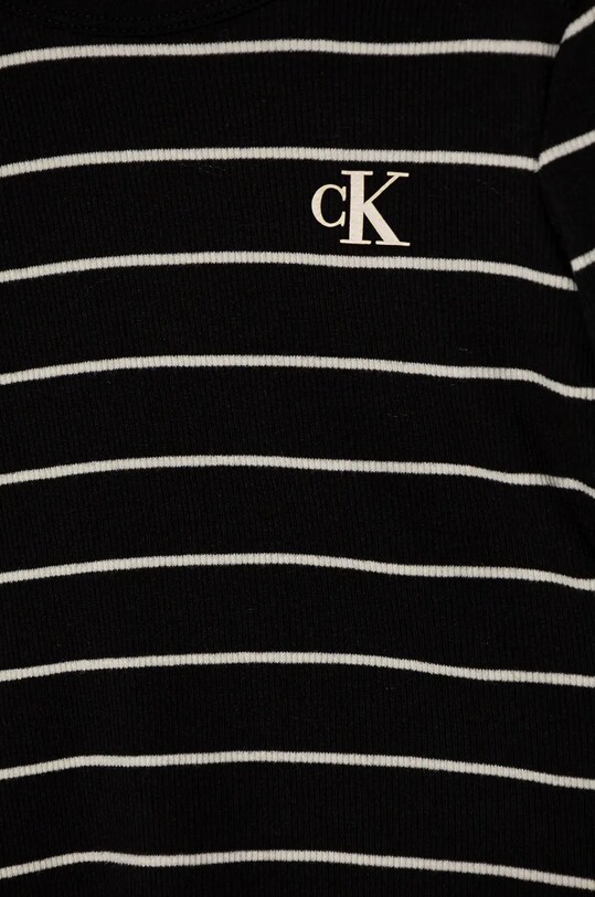 Хлопчик Лонгслів для немовлят Calvin Klein Jeans IN0IN00223.9BYH чорний
