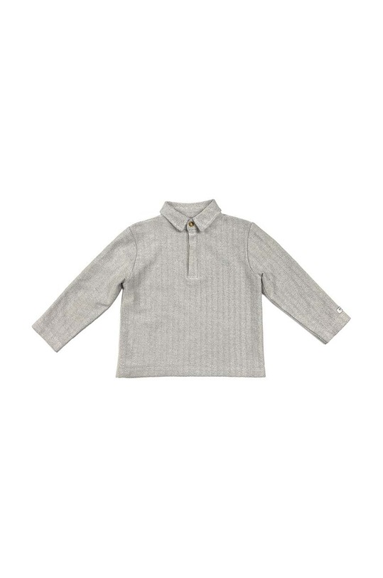 Donsje longsleeve bawełniany niemowlęcy Bartus Shirt 4082900.56.92 szary AW24