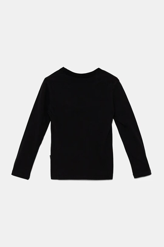 Napapijri longsleeve din bumbac pentru copii S-CHAMOIS LS NP0A4HYK0411.98.128 negru AW24