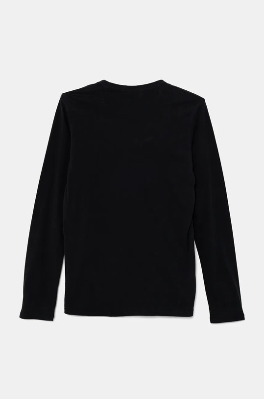 Napapijri longsleeve din bumbac pentru copii S-CHAMOIS LS NP0A4HYK0411.168.172 negru AW24
