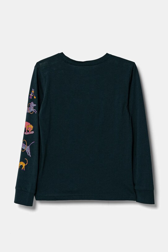 Хлопковый лонгслив Burton ANIMAL SHOW 243611 бирюзовый AW24