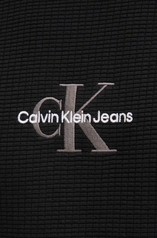 Calvin Klein Jeans hanorac de bumbac J30J325647 negru