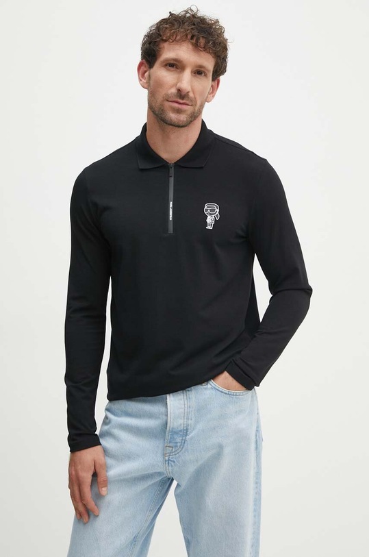 Karl Lagerfeld longsleeve negru 543221.745403