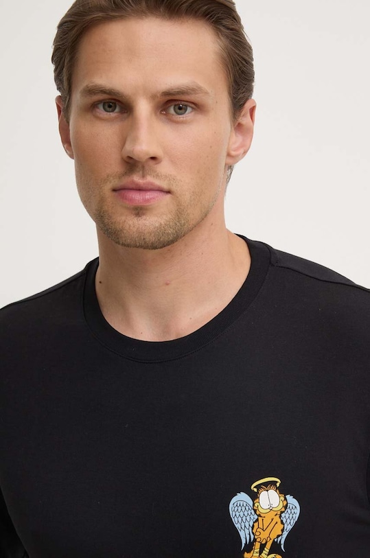 Одяг Бавовняний лонгслів Iceberg x Garfield F02C.6325 чорний