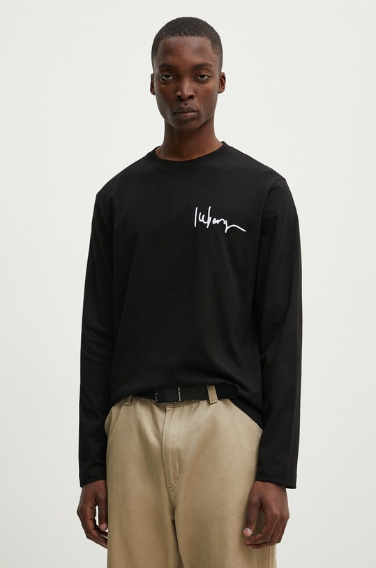 Îmbrăcăminte Iceberg longsleeve din bumbac F02F.6306 negru