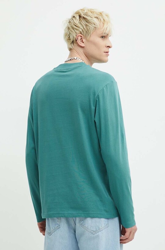 Odzież HUGO Blue longsleeve bawełniany 50519962 zielony