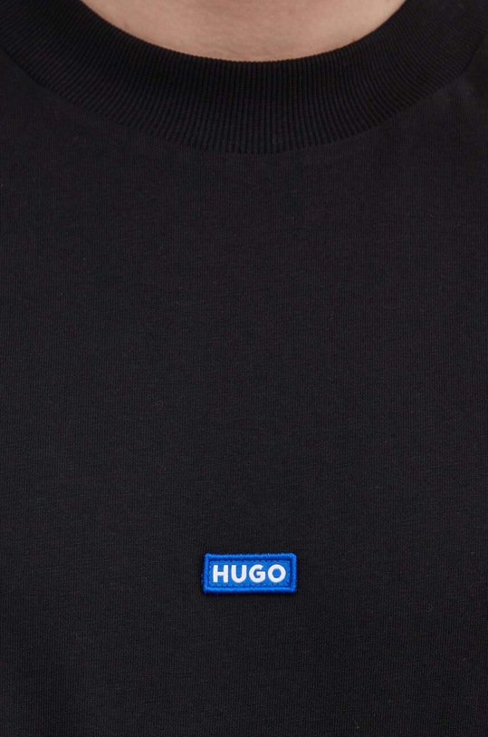 Hugo Blue longsleeve din bumbac 50519962 negru