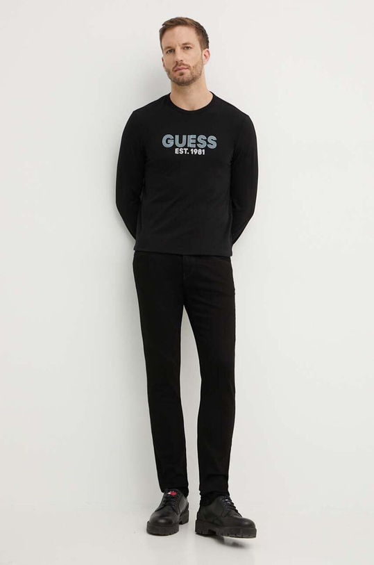 Guess longsleeve M4YI33.J1314 negru AW24
