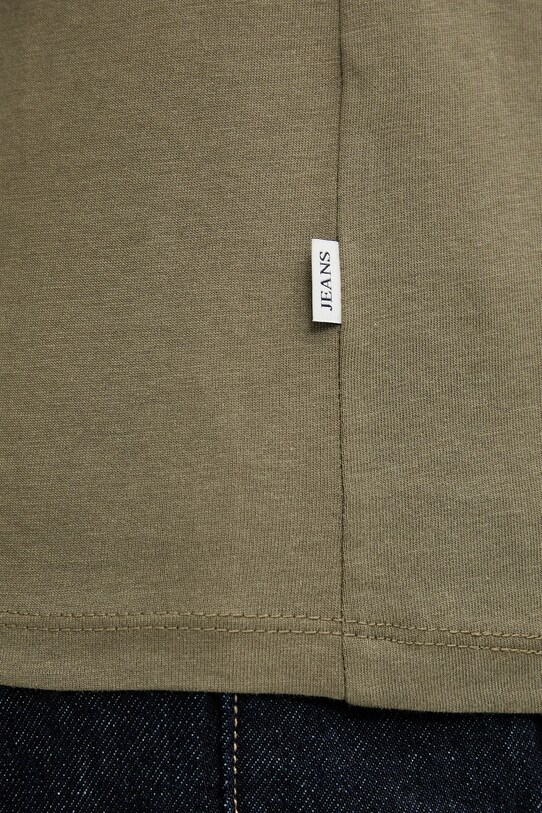 Guess Jeans longsleeve bawełniany M4YI54.K8HM0 zielony