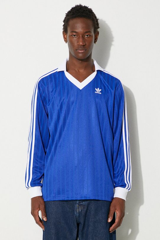Блуза с дълги ръкави adidas Originals Adicolor Piqué Football Long Sleeve