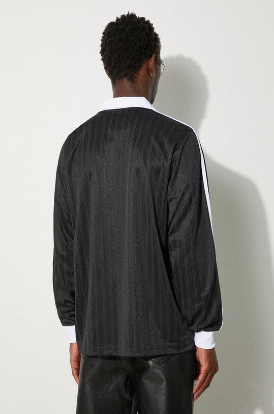 Clothing adidas Originals longsleeve shirt Adicolor Piqué Football Long Sleeve IZ4808 black
