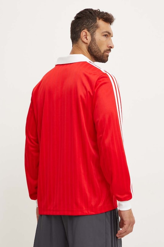 Oblečení Tričko s dlouhým rukávem adidas Originals Adicolor Piqué Football Long Sleeve IX5226 červená