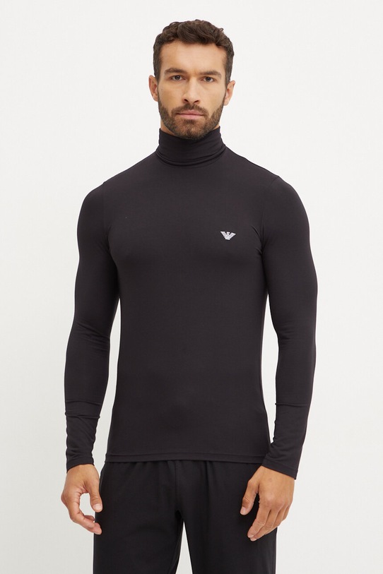 Emporio Armani Underwear longsleeve lounge 112066.4F511 negru AW24