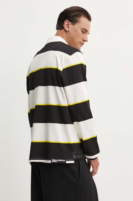 Îmbrăcăminte Karl Lagerfeld Jeans longsleeve din bumbac 245D1605 multicolor