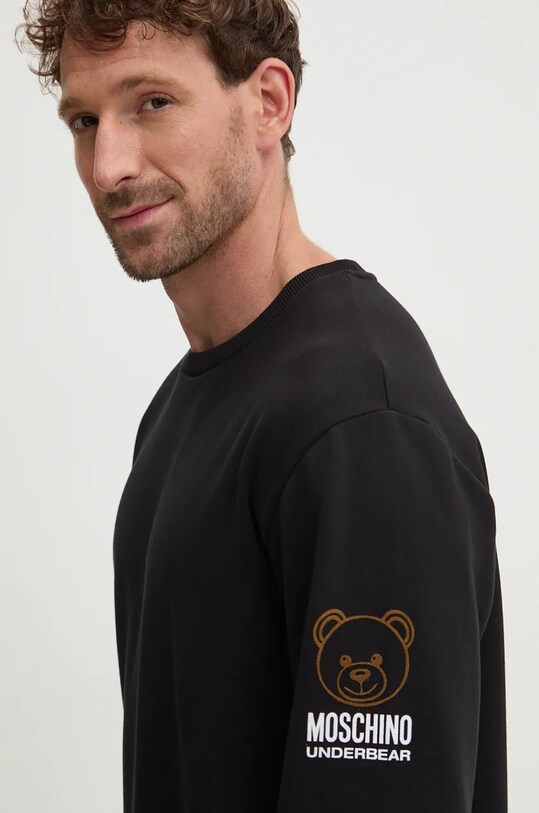 Moschino Underwear bluza lounge czarny 1701.4424