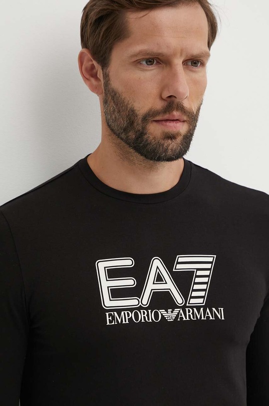 EA7 Emporio Armani longsleeve negru PJVQZ.6DPT64.1200
