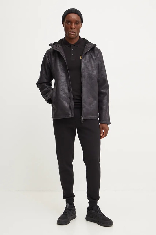 Tričko s dlhým rukávom EA7 Emporio Armani PJVQZ.8NPF15.0208 čierna AW24