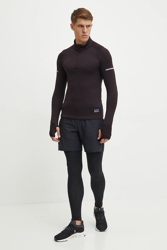 Tréninková mikina EA7 Emporio Armani PJREZ.6DPT29.1771 černá AW24