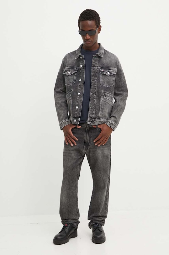 Bavlněné tričko s dlouhým rukávem Superdry M6010857A.C3I námořnická modř AW24