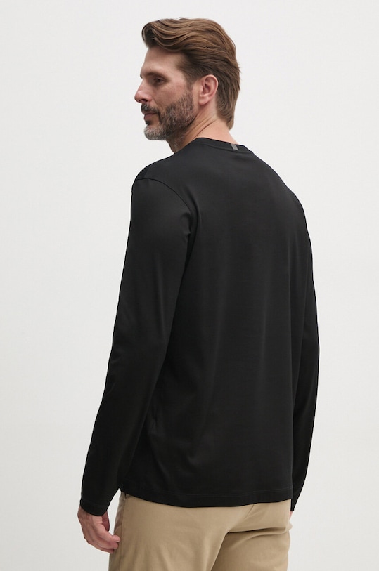 Îmbrăcăminte Paul&Shark longsleeve din bumbac 14311635 negru