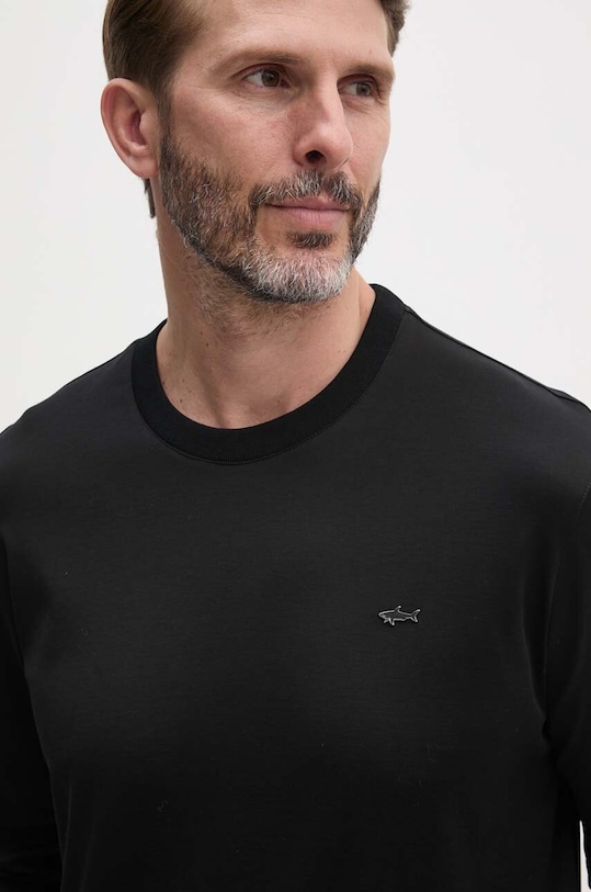 Paul&Shark longsleeve din bumbac negru 14311635