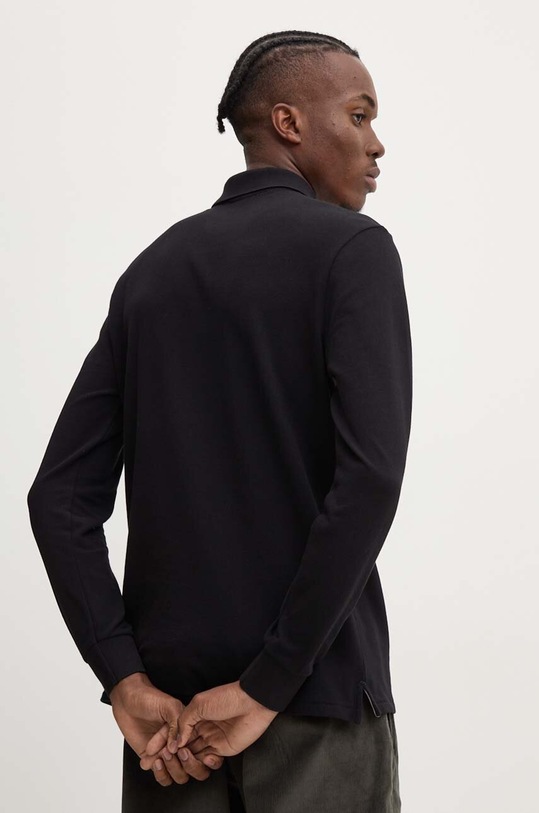 Odzież PS Paul Smith longsleeve bawełniany M2R.115L.KZEBRA czarny