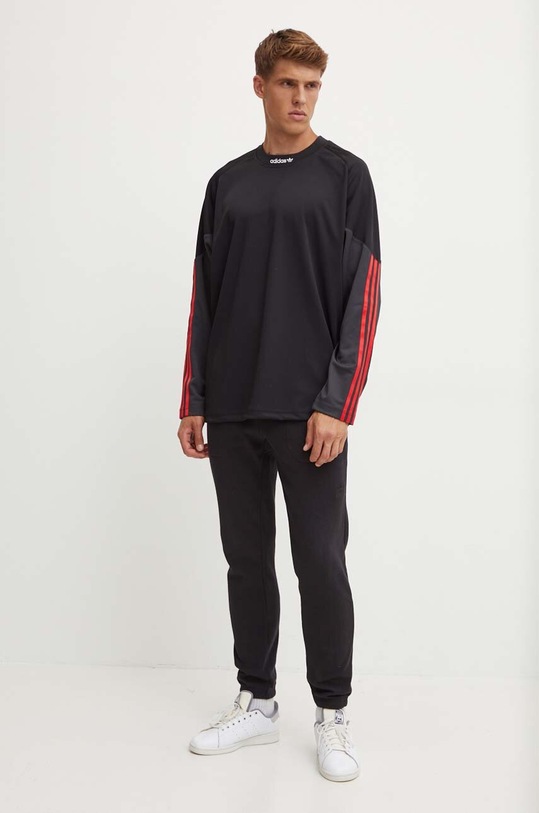 Блуза с дълги ръкави adidas Originals IX9640 черен AW24