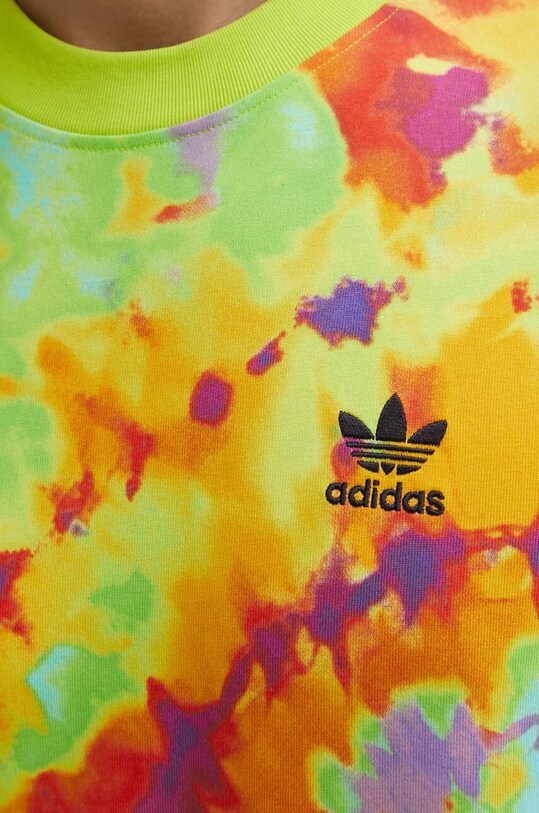 adidas Originals longsleeve din bumbac IZ0093 verde