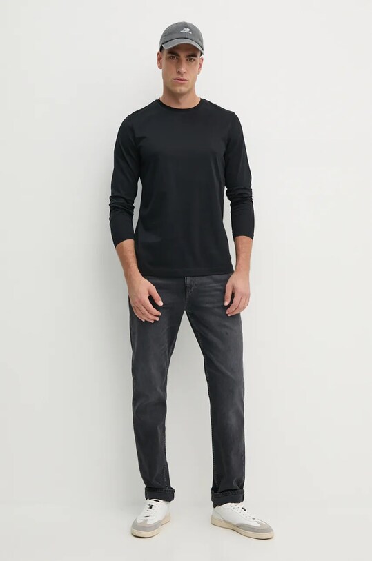 Joop! longsleeve bawełniany 30037869 czarny AW24
