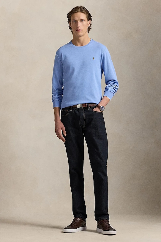 Odjeća Pamučna majica dugih rukava Polo Ralph Lauren 710760121 plava