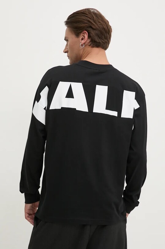 BALR. longsleeve din bumbac Game Day print negru B1111.1058