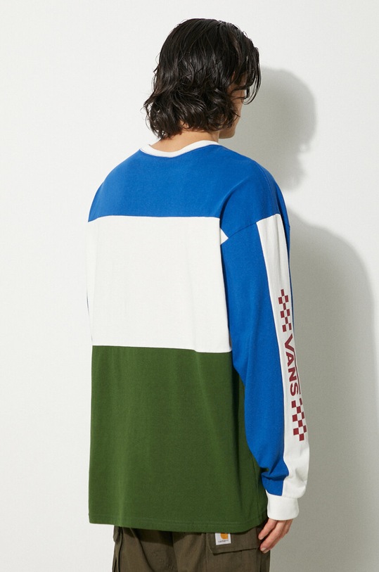 Oblečení Bavlněné tričko s dlouhým rukávem Vans Premium Classics LX Branded Panel VN000K2KBXU1 vícebarevná