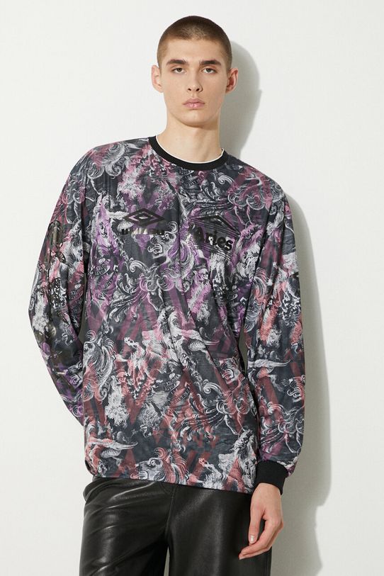 Aries longsleeve shirt Aries x Umbro Goalie Longsleeve Football Jersey all-over print multicolor UM60001.03