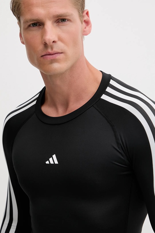 Лонгслів для тренувань adidas Performance Techfit чорний IN5586