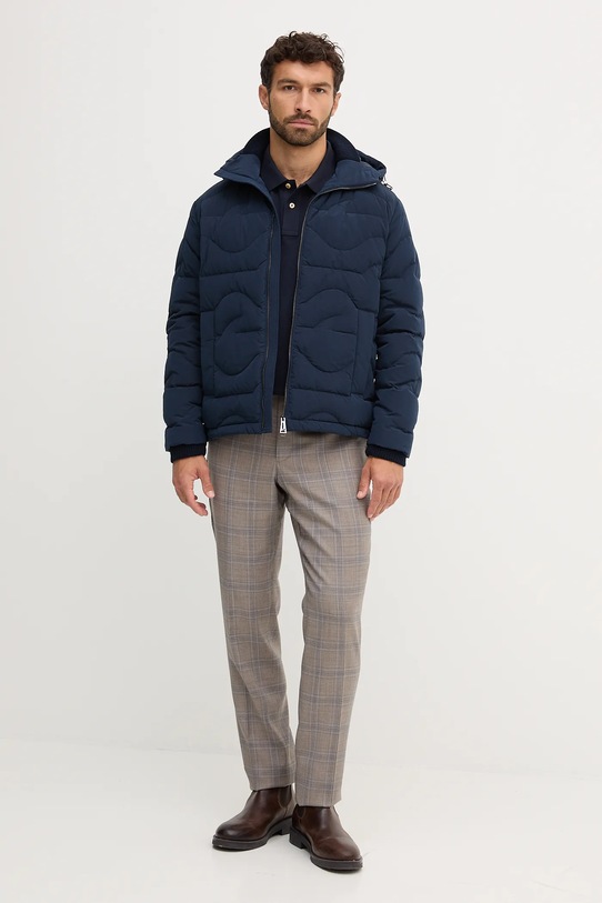 Bavlněné tričko s dlouhým rukávem Gant 2230 námořnická modř AW25