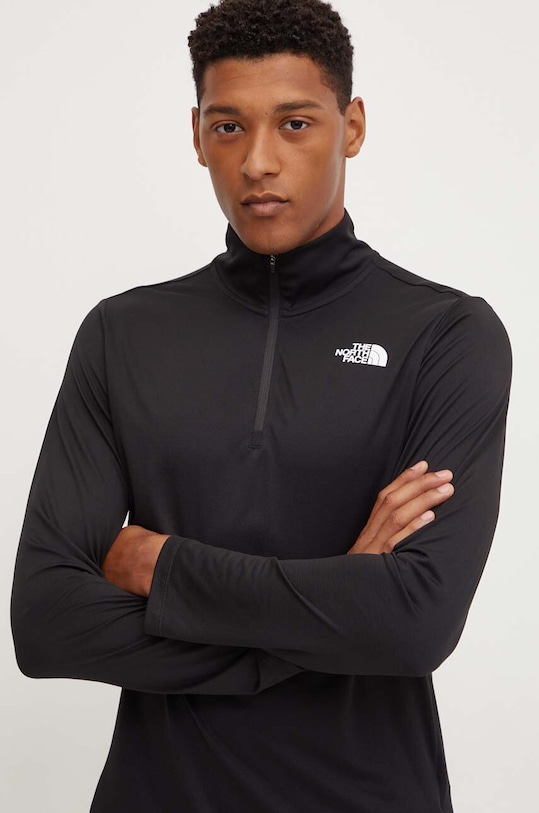 Спортен суичър The North Face 24/7 без качулка черен NF0A8949JK31