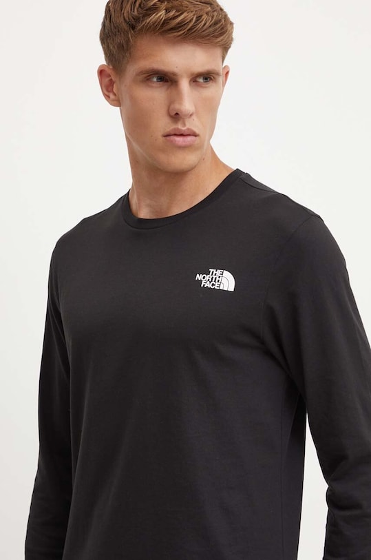 The North Face longsleeve L/S Easy Tee regular czarny NF0A8A6FJK31