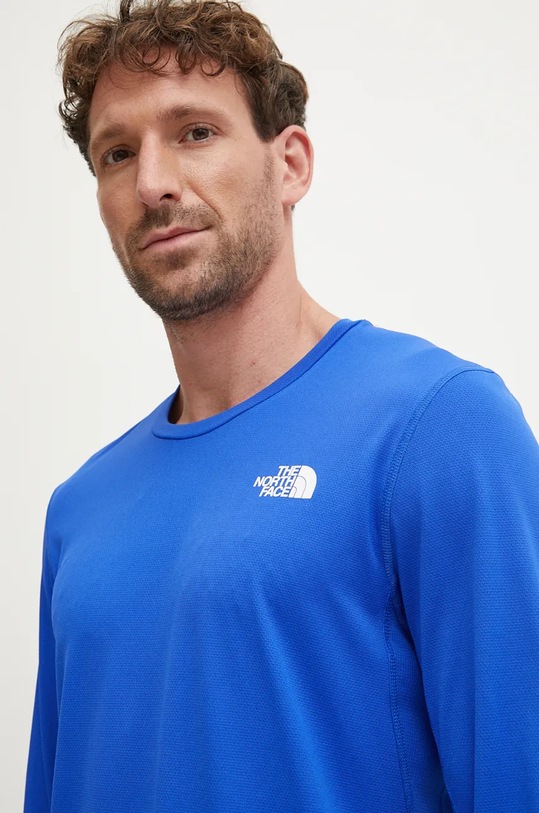 Športové tričko s dlhým rukávom The North Face Lightbright modrá NF0A825QCZ61
